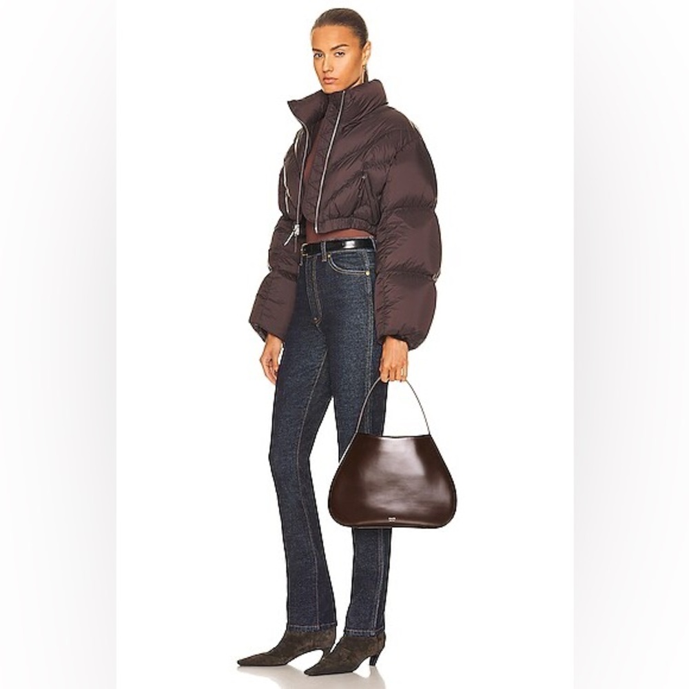 KHAITE Small Ada Hobo Bag in Dark Brown - Picture 2 of 10